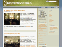 Tablet Screenshot of hangmester.netpok.hu